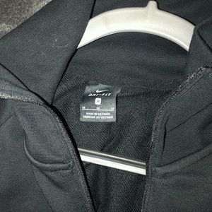 Nike black quarter zip sweatshirt